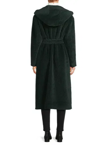Cinzia Rocca Women's Belted Hooded Coat | Thumbnail 5 Cinzia Rocca Women's Belted Hooded Coat | Thumbnail 5