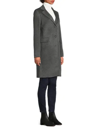 Cinzia Rocca Women's Icons Wool-Cashmere Mid-Length Coat | Thumbnail 4 Cinzia Rocca Women's Icons Wool-Cashmere Mid-Length Coat | Thumbnail 4