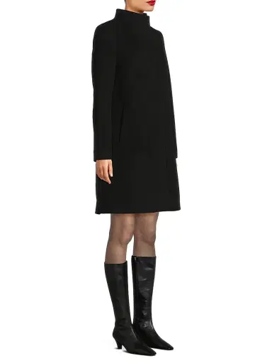 Cinzia Rocca Women's Icons Envelope Collar Mid Length Coat | Thumbnail 4 Cinzia Rocca Women's Icons Envelope Collar Mid Length Coat | Thumbnail 4