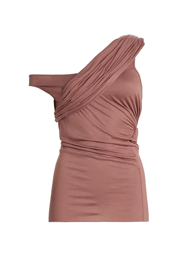 Rick Owens Women's Sahara Asymmetric Top - Mauve