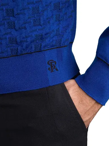 Stefano Ricci Men's Luxury Wool Polo Sweater | Thumbnail 5 Stefano Ricci Men's Luxury Wool Polo Sweater | Thumbnail 5