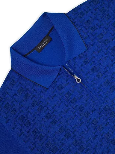 Stefano Ricci Men's Luxury Wool Polo Sweater | Thumbnail 6 Stefano Ricci Men's Luxury Wool Polo Sweater | Thumbnail 6