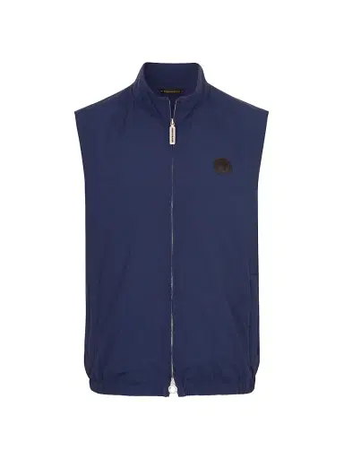 Stefano Ricci Men's Italian Refined Luxurious Sport Vest - Dark Blue - Size 48 | Thumbnail 1