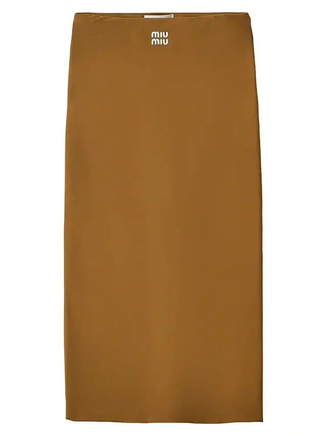 Women's Stretch Jersey Skirt - Green