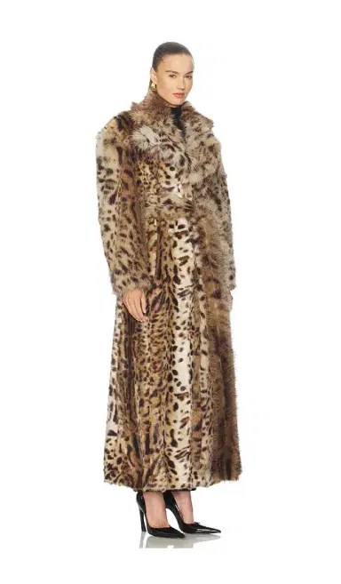 Aknvas Kassel Faux Fur Lynx Long Coat | Thumbnail 2 Aknvas Kassel Faux Fur Lynx Long Coat | Thumbnail 2