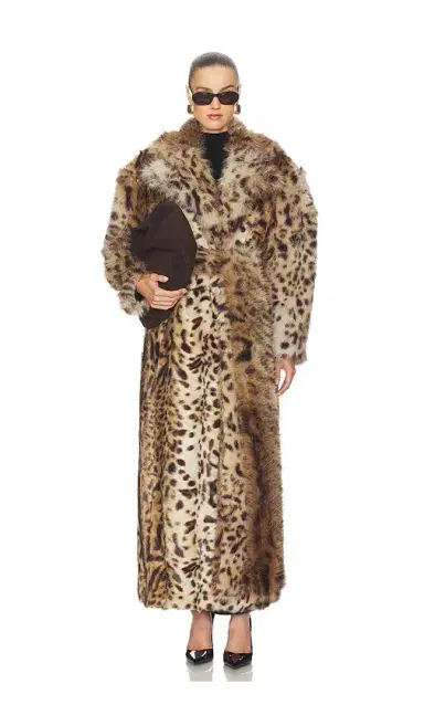 Aknvas Kassel Faux Fur Lynx Long Coat | Thumbnail 1 Aknvas Kassel Faux Fur Lynx Long Coat | Thumbnail 1