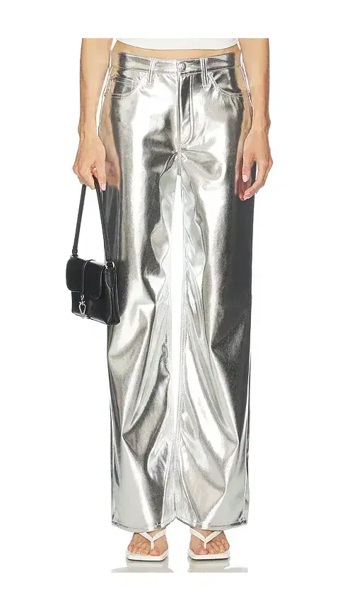 Rag & Bone Logan Faux Leather Wide Leg Pant
