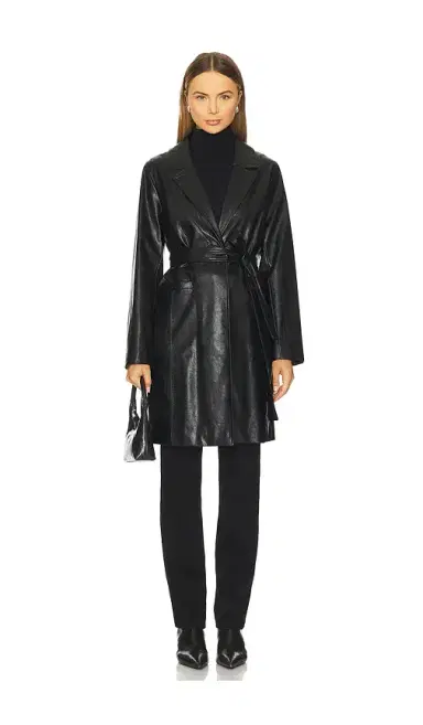 Sanctuary Faux Leather Coat | Thumbnail 1