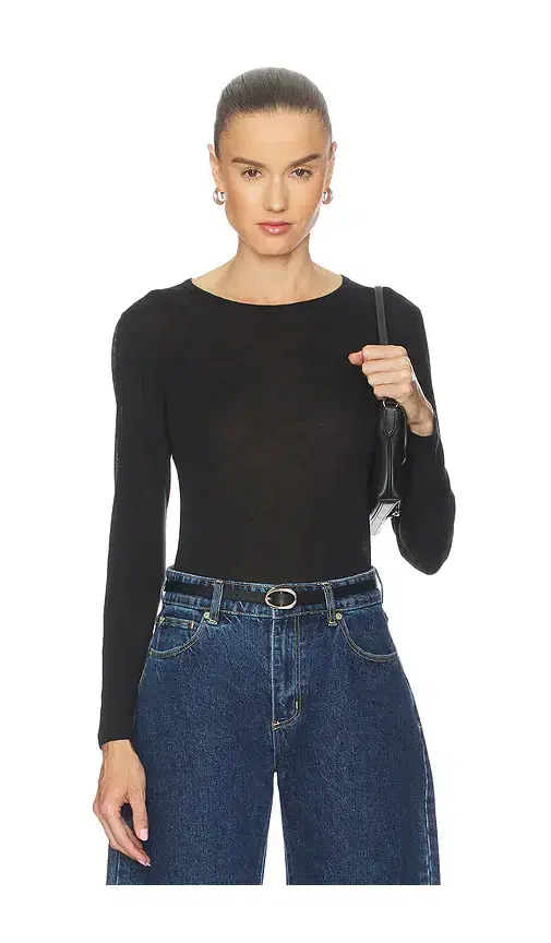 ANINE BING Sylvie Long Sleeve Tee