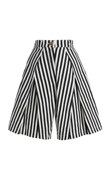 Tolu Coker Pleated Cotton Gabardine Shorts | Thumbnail 1