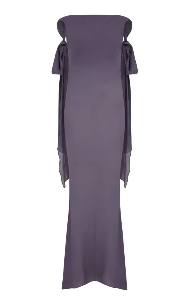 Conner Ives Exclusive La Isla Sash Strap Silk Gown