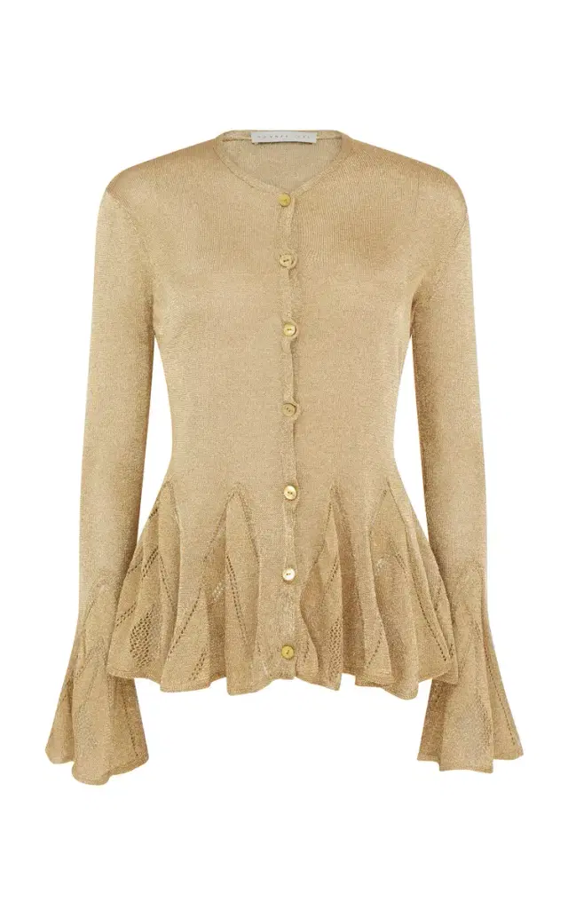 Conner Ives Knit Godet Cardigan