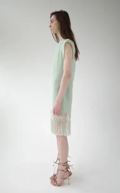 Conner Ives Silk Piano Shawl Mini Shift Dress | Thumbnail 6 Conner Ives Silk Piano Shawl Mini Shift Dress | Thumbnail 6