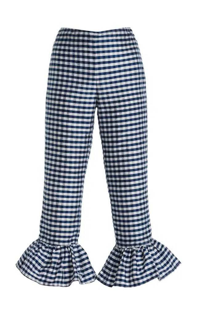 House of Aama Toni Silk Capri Pants