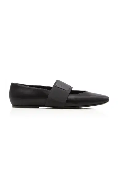 Givenchy Sliced Square Satin Ballet Flats | Thumbnail 1