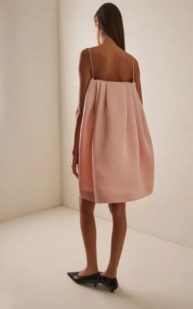 Givenchy Cape-Detailed Duchesse Satin Mini Dress | Thumbnail 4 Givenchy Cape-Detailed Duchesse Satin Mini Dress | Thumbnail 4