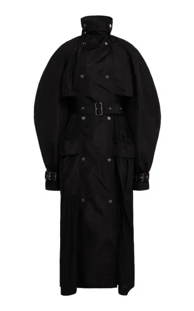 Lanvin Silk-Blend Trench Coat | Thumbnail 8
