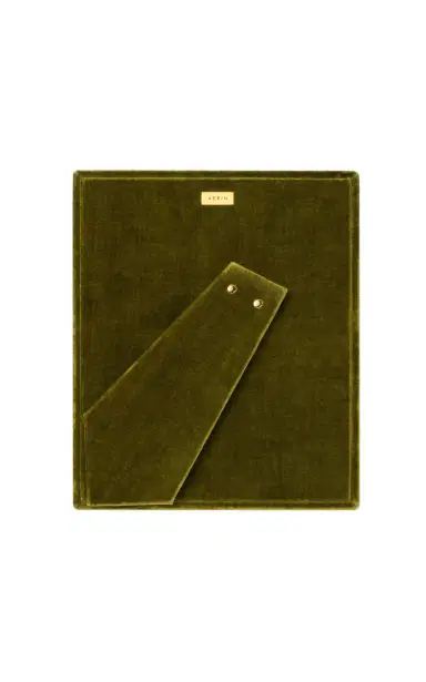 Aerin Valentina Velvet Frame - 5 X 7 - Moss - Green | Thumbnail 3
