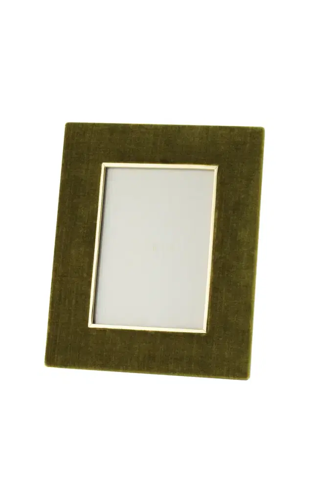 Valentina Velvet Frame - 5 X 7 - Moss - Green