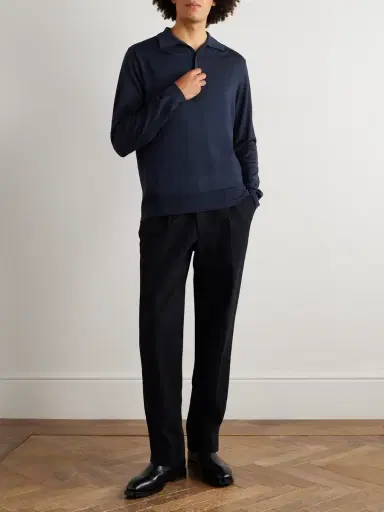 HERNO Wool Polo Shirt - Men | Thumbnail 2 HERNO Wool Polo Shirt - Men | Thumbnail 2