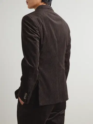 MR P. Slim-Fit Double-Breasted Cotton and Cashmere-Blend Corduroy Tuxedo Jacket - Men | Thumbnail 4