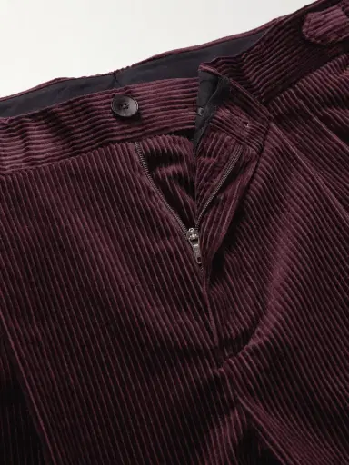 MR P. Slim-Fit Straight-Leg Cotton and Cashmere-Blend Corduroy Tuxedo Trousers - Men | Thumbnail 6