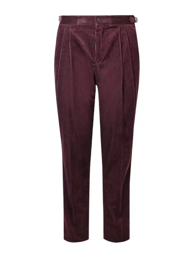MR P. Slim-Fit Straight-Leg Cotton and Cashmere-Blend Corduroy Tuxedo Trousers - Men