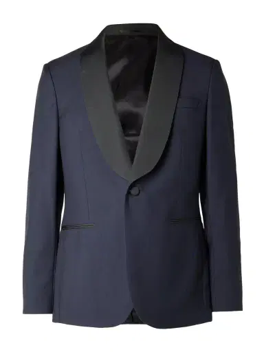 MR P. Shawl-Collar Satin-Trimmed Virgin Wool and Mohair-Blend Tuxedo Jacket - Men | Thumbnail 1 MR P. Shawl-Collar Satin-Trimmed Virgin Wool and Mohair-Blend Tuxedo Jacket - Men | Thumbnail 1