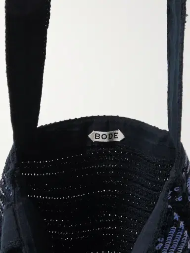 BODE Spotlight Sequin-Embellished Wool Tote - Men | Thumbnail 5