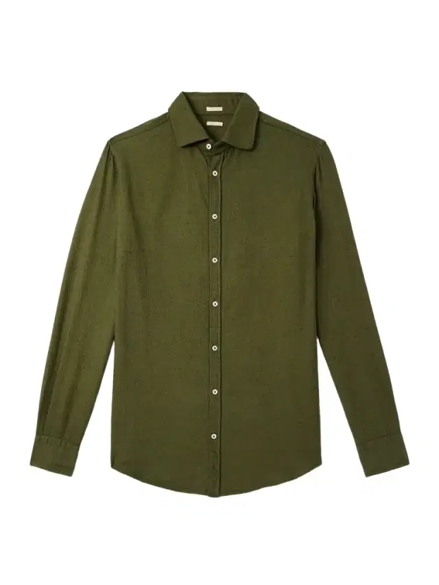 Massimo Alba Canary Herringbone Cotton-Blend Flannel Shirt - Men