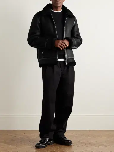 MR P. Shearling Bomber Jacket - Men | Thumbnail 2 MR P. Shearling Bomber Jacket - Men | Thumbnail 2