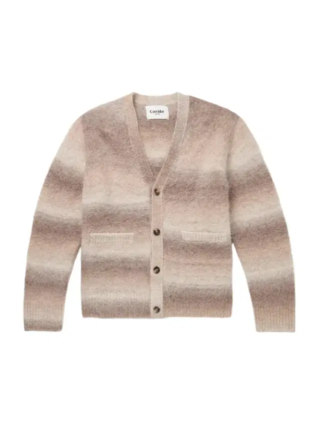 Striped Brushed Alpaca-Blend Cardigan - Men