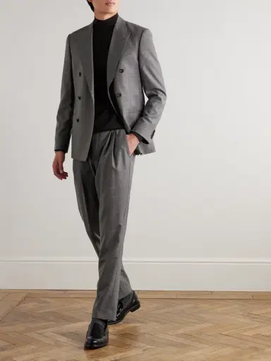 MR P. Slim-Fit Double-Breasted Wool Suit Jacket - Men | Thumbnail 2
