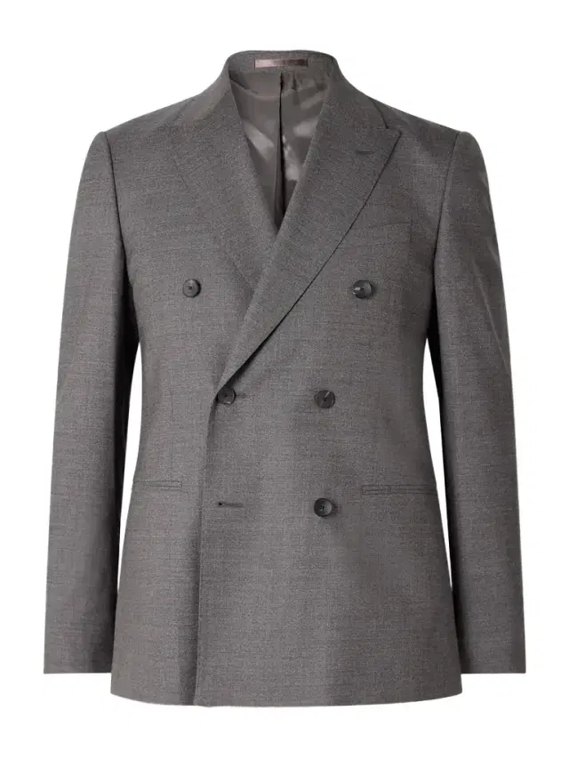 MR P. Slim-Fit Double-Breasted Wool Suit Jacket - Men