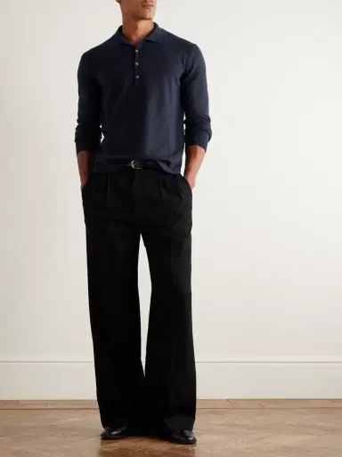 PIACENZA 1733 Slim-Fit Cashmere Polo Shirt - Men | Thumbnail 2