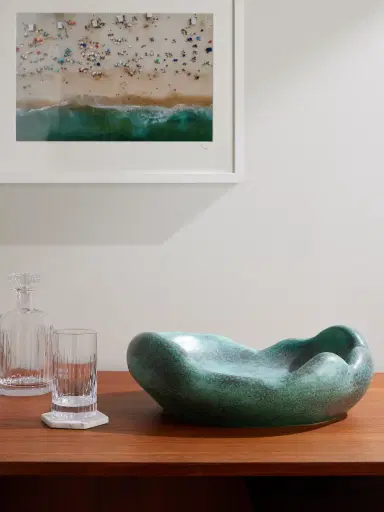 L'Objet Cenote Large Porcelain Coupe Bowl - Men | Thumbnail 2