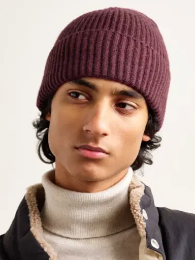 Brunello Cucinelli Ribbed Cashmere Beanie - Men | Thumbnail 2