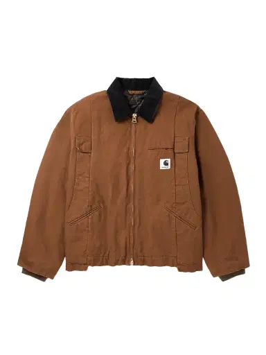Sacai Carhartt WIP Cotton Corduroy-Trimmed Panelled Cotton-Canvas Jacket - Men | Thumbnail 1