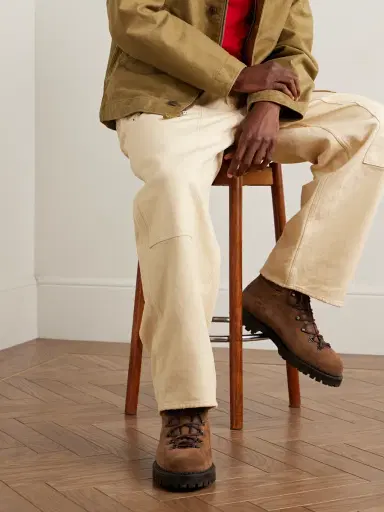 Yuketen Vettore Leather-Trimmed Suede Boots - Men | Thumbnail 2 Yuketen Vettore Leather-Trimmed Suede Boots - Men | Thumbnail 2