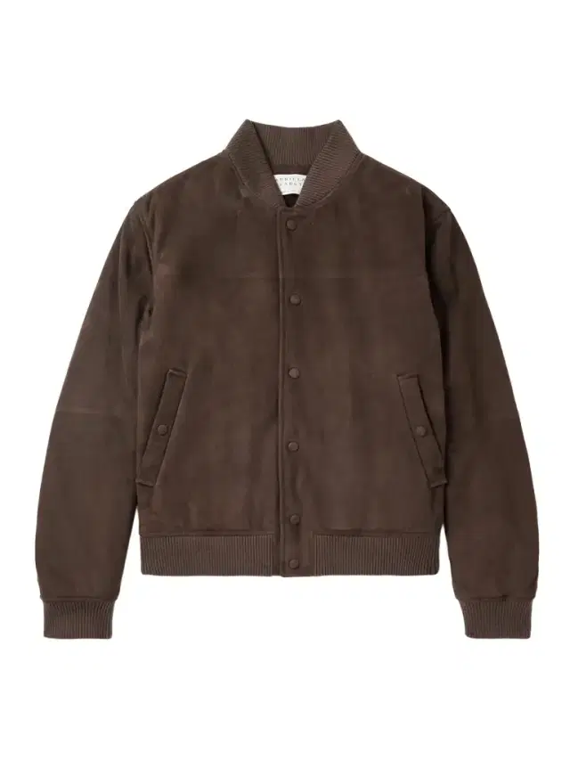 Greg Slim-Fit Padded Suede Bomber Jacket - Men