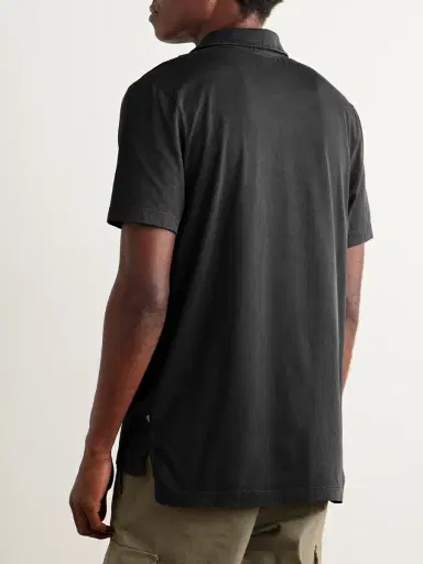 James Perse Supima Cotton-Jersey Polo Shirt - Men | Thumbnail 4