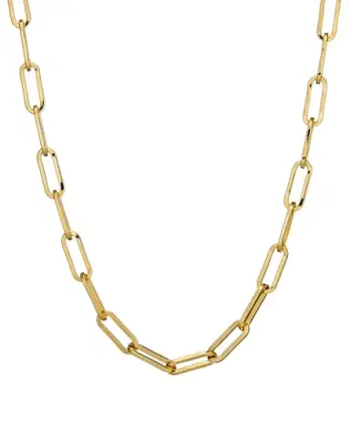 Wish Fine Jewelry 14KY 4.5g Paper Clip 20 Inches Neck | Thumbnail 1