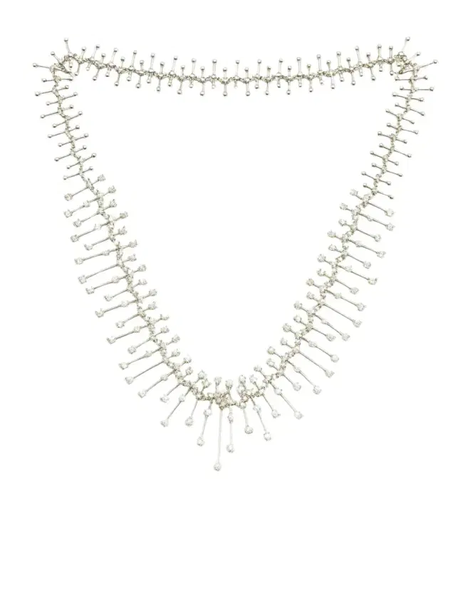 9.00ct Diamond 18K Gold Statement Necklace