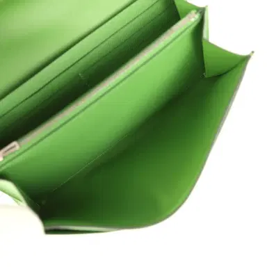 HERMÈS Hermes Constance Wallet To Go Vert Yucca Epsom Palladium Hardware | Thumbnail 10