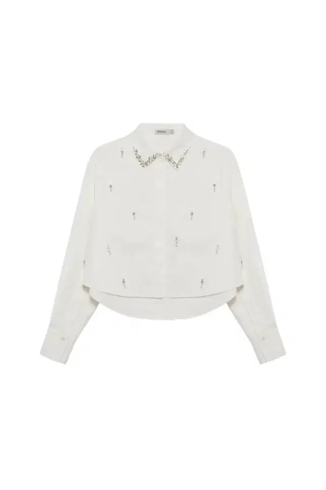 Renata Embellished Cotton Shirt