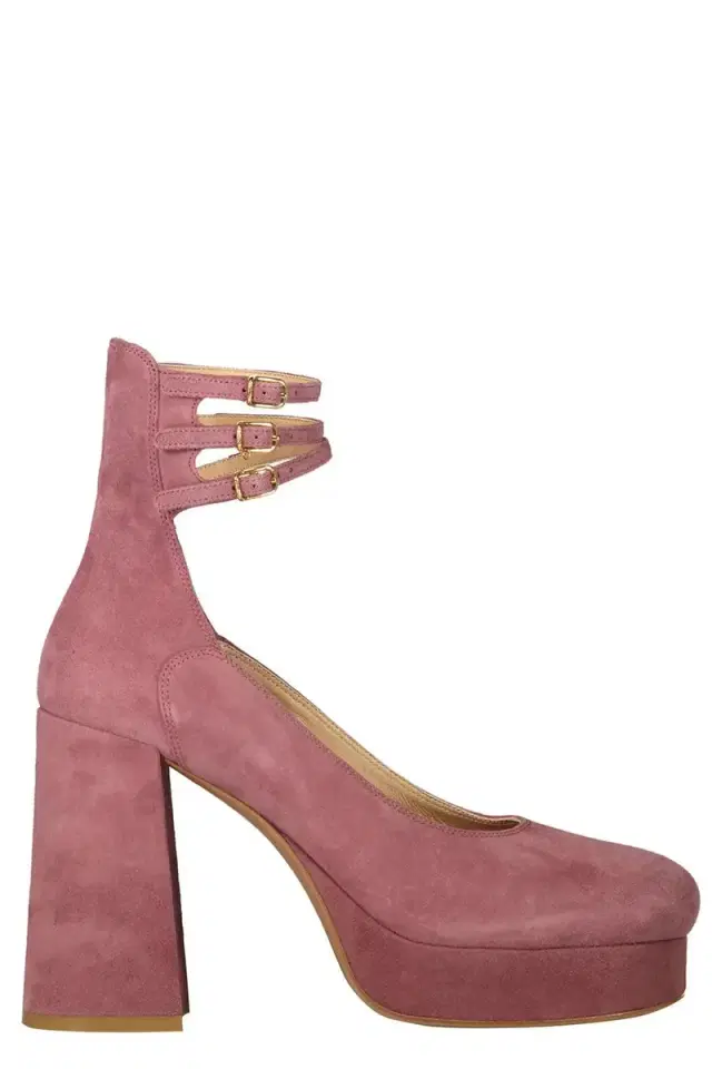 Chloé Loti Suede Platform Heel