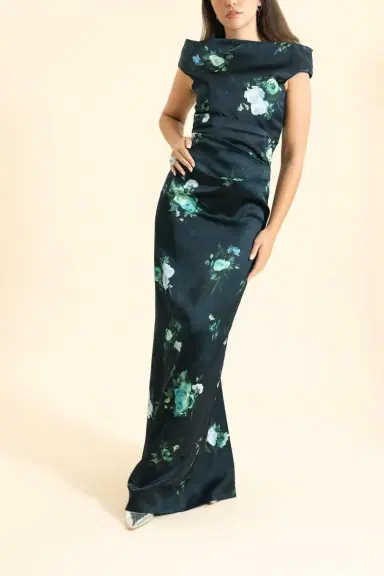 Erdem Short Sleeve Gown | Thumbnail 2