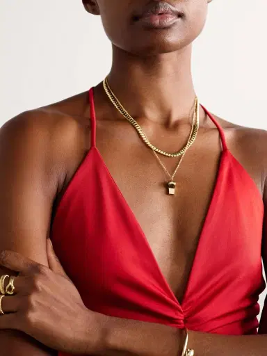 Anita Ko Baby Whistle 18-karat Gold Emerald Necklace | Thumbnail 5 Anita Ko Baby Whistle 18-karat Gold Emerald Necklace | Thumbnail 5