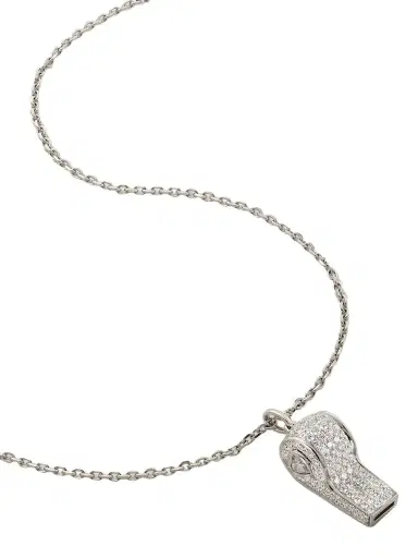 Anita Ko Baby Whistle 18-karat White Gold Diamond Necklace | Thumbnail 1 Anita Ko Baby Whistle 18-karat White Gold Diamond Necklace | Thumbnail 1