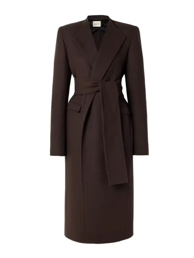 Jelson Belted Wool-felt Coat